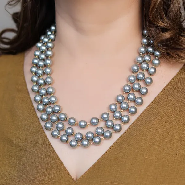 Grey_Nikashi_Toned_Three_Layered_Necklace_For_Women