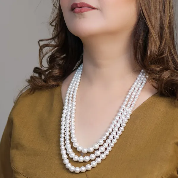 White_Shivangi_Layered_Pearl_Necklace_For_Women