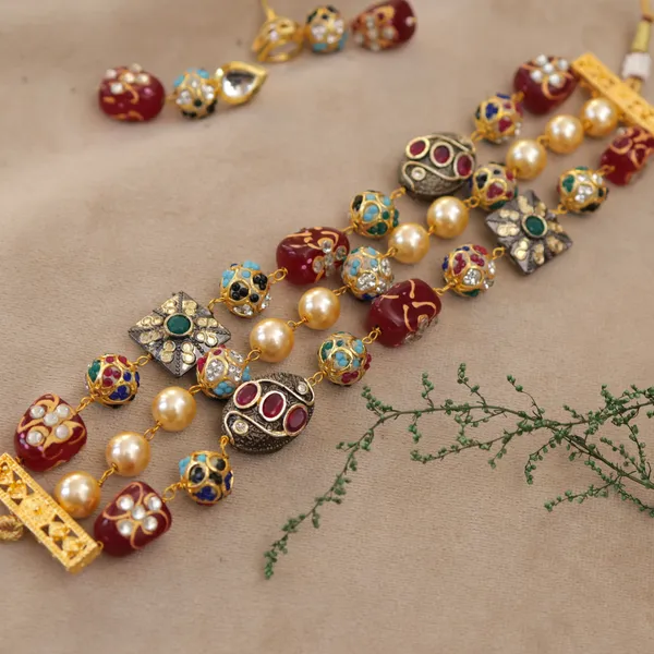 Multicolor_Paridhi_Choker_Necklace_Set_For_Women