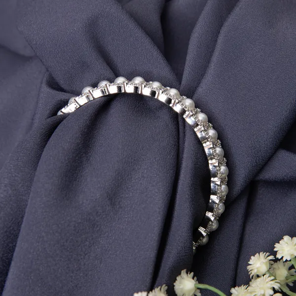 White_Pearl_Studded_Cz_Bangle_For_Women