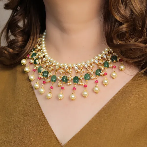 Multicolor_Raveesha_Pastel_Pearls_Necklace_Set_For_Women