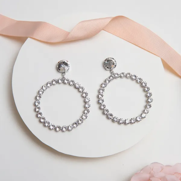 Silver_Round_Zirconia_Bling_Hoop_Earrings_For_Women