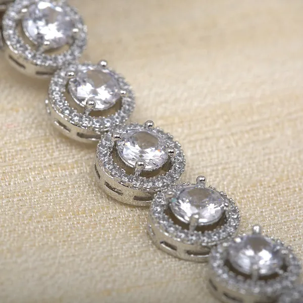 Silver_Round_Daimond_Tennis_Openable_Bracelet_For_Women