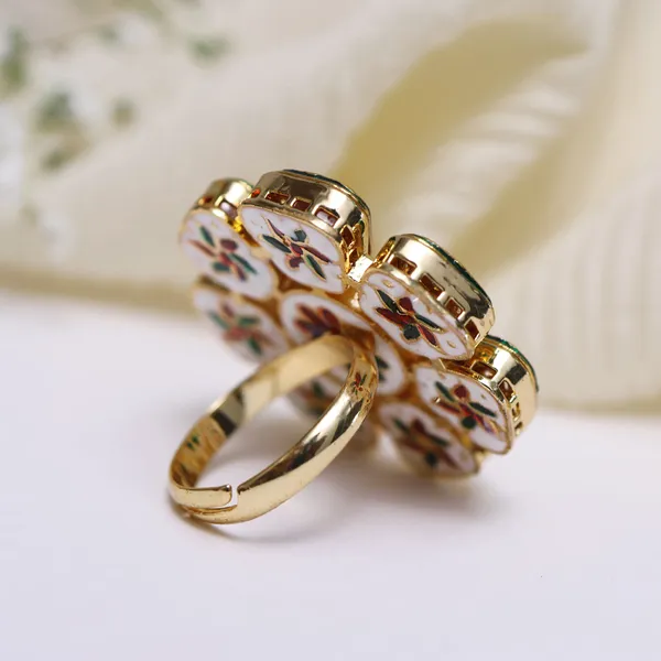 Gold_Samina_Kundan_Adjustable_Ring_For_Women