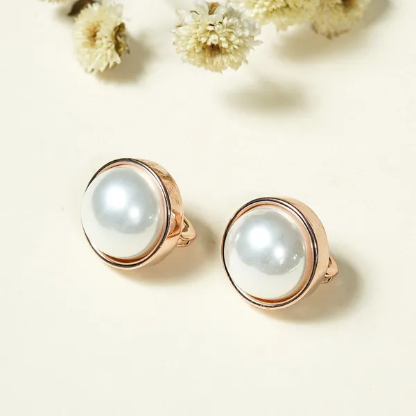 White_Statement_Pearl_Studs_For_Women