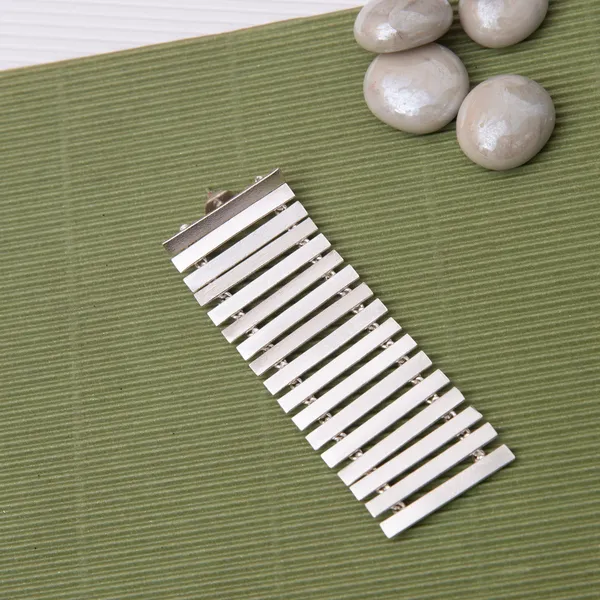 Silver_Modern_Striped_Dangler_Earrings_For_Women