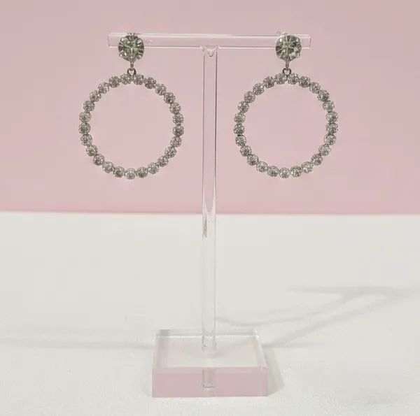 Silver_Round_Zirconia_Bling_Hoop_Earrings_For_Women