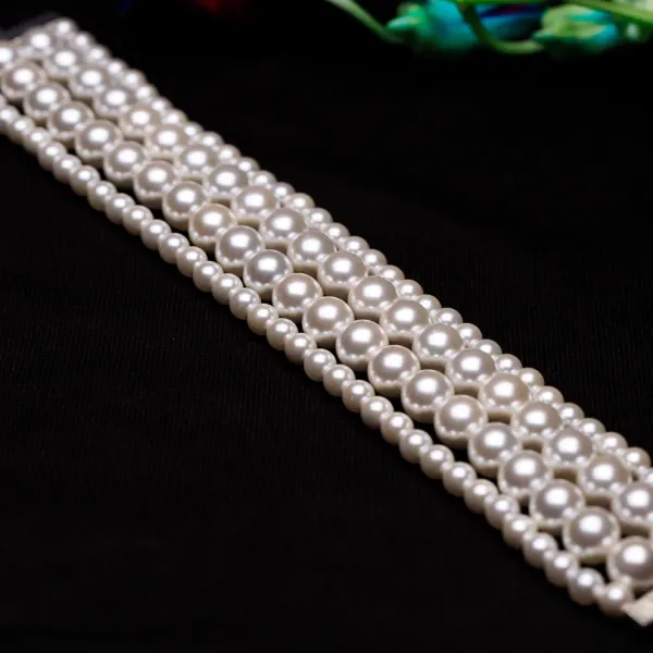 White_Brass_Premium_&_Elegant_Pearl_Choker_Necklace_For_Women