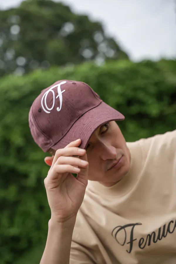 Cocoa_Grit_Cocoa_Grit_Monogram_Oxford_Cap_For_Unisex