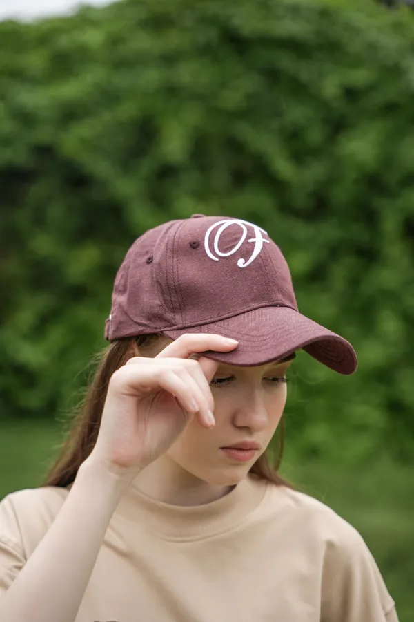 Cocoa_Grit_Cocoa_Grit_Monogram_Oxford_Cap_For_Unisex
