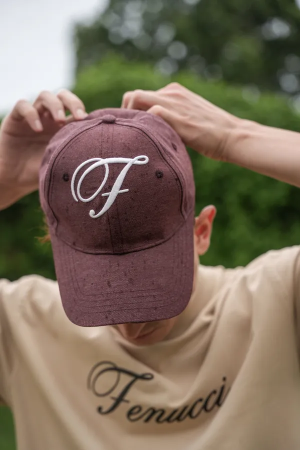 Cocoa_Grit_Cocoa_Grit_Monogram_Oxford_Cap_For_Unisex