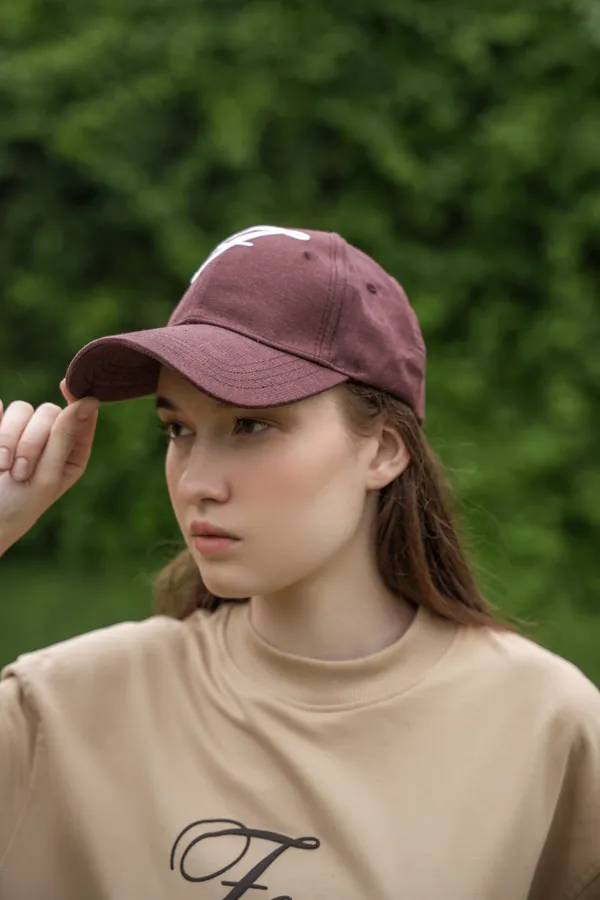 Cocoa_Grit_Cocoa_Grit_Monogram_Oxford_Cap_For_Unisex