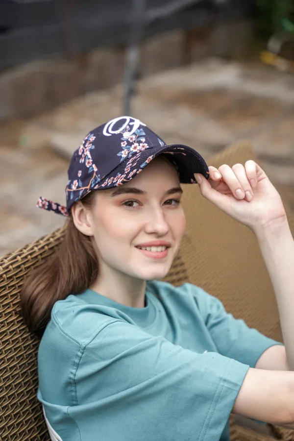 Midnight_Petal_Sakura_Bloom_Satin_Cap_For_Unisex