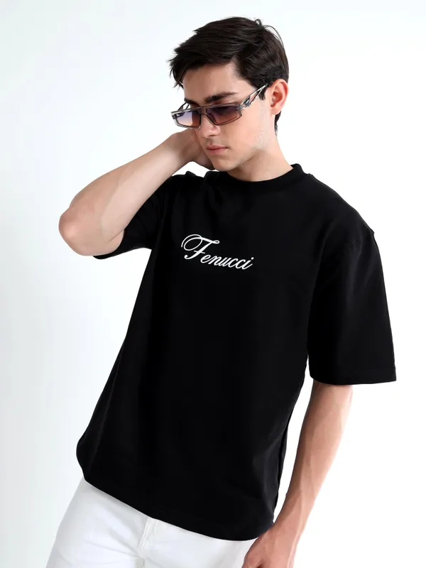 Phantom_Noir_Black_Sonic_Shock_Printed_Cotton_T-Shirt_For_Unisex
