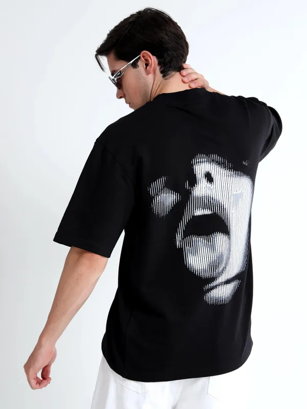 Phantom_Noir_Black_Sonic_Shock_Printed_Cotton_T-Shirt_For_Unisex