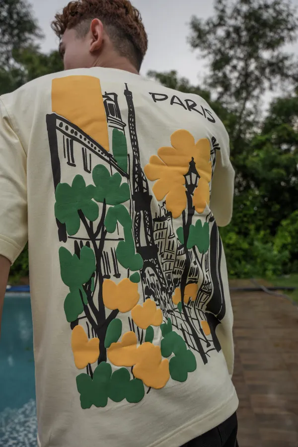 Cream_Lumiere_Parisian_Bloom_Printed_Cotton_Oversized_Tee_For_Unisex
