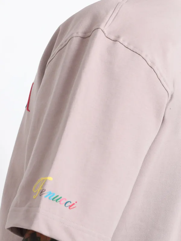 Dusty_Mauve_Mist_Contrast_Rib_Printed_Cotton_T-Shirt_For_Unisex