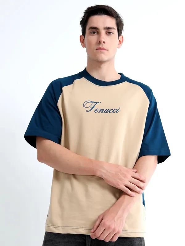 Cafe_Sand_Sandy_League_Printed_Cotton_T-Shirt_For_Unisex
