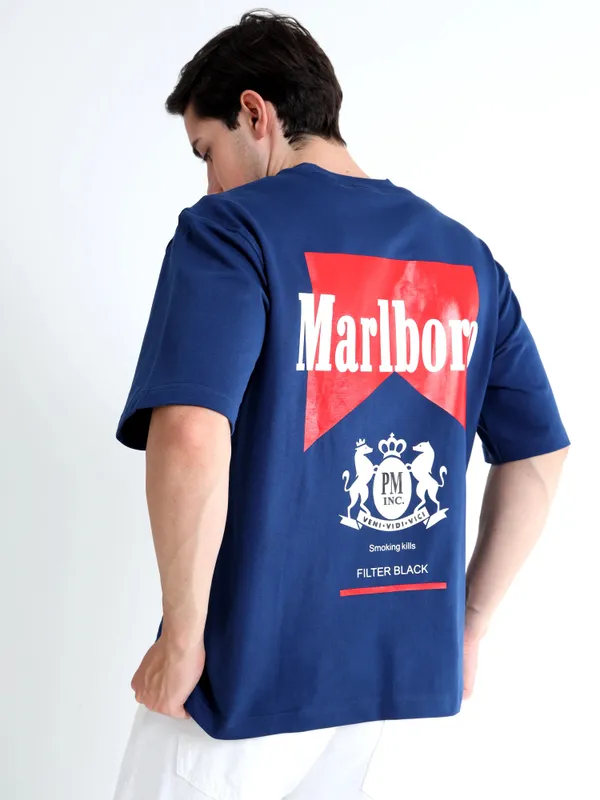 Navy_Smoking_Kills_Printed_Terry_Cloth_T-Shirt_For_Unisex