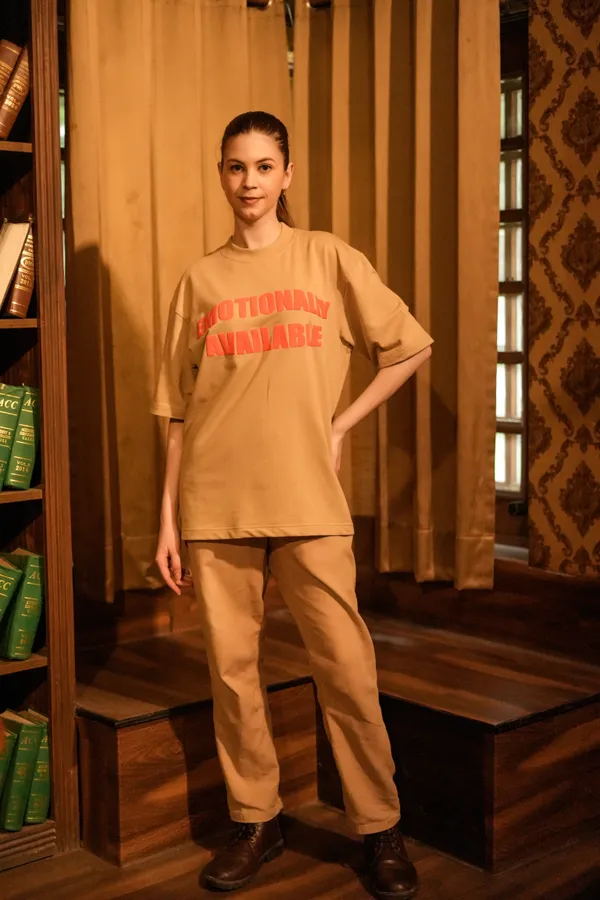Desert_Dusk_Beige_Emotionally_Available_Printed_Cotton_T-Shirt_For_Unisex