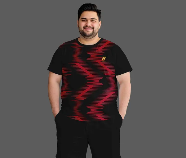 Black_And_Red_Soft_Polyblend_Multipurpose_Sports_Tshirt