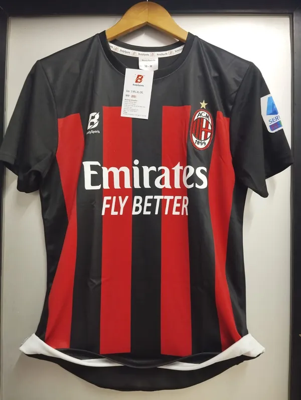 Black_And_Red_Soft-Polyblend_Ac_Milan_Home_Jersey