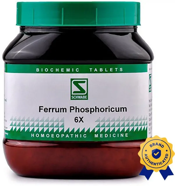 Dr.Willmar_Schwabe_India_Ferrum_Phosphoricum_6X_Tablets_(550_G)