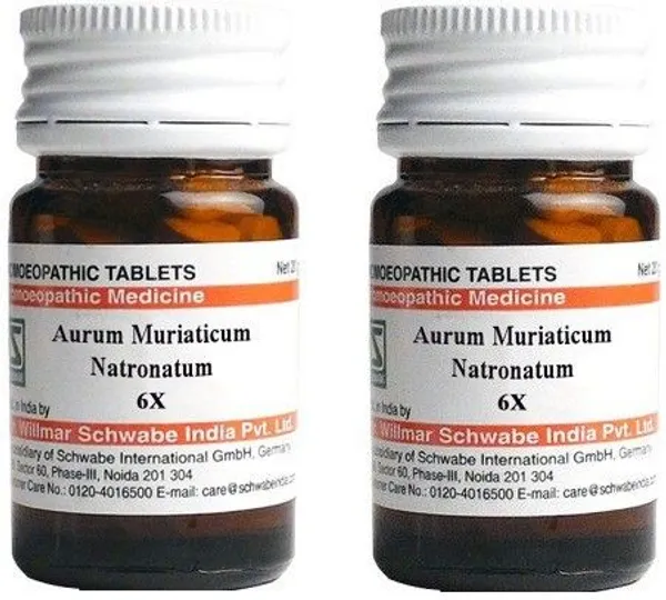 Dr.Willmar_Schwabe_India_Aurum_Muriaticum_Natronatum_6X_Tablets_(2_X_20_G)