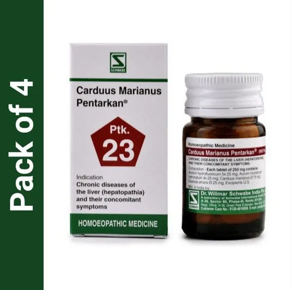 Dr.Willmar_Schwabe_India_Carduus_Marianus_Pentarkan.(Ptk_23)_Tablets_(4_X_20)