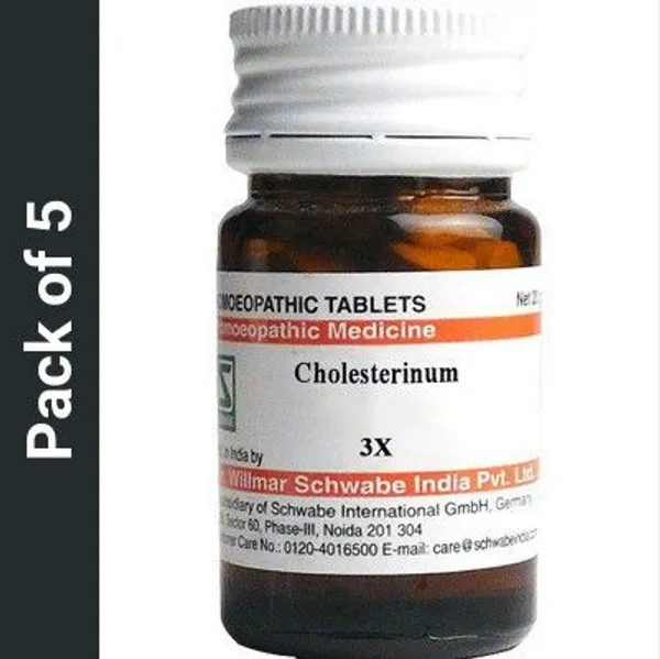 Dr.Willmar_Schwabe_India_Cholesterinum_3X_3X_Tablets_(5_X_20)