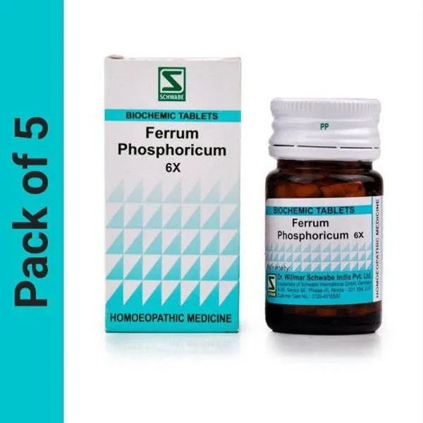 Dr.Willmar_Schwabe_India_Ferrum_Phosphoricum_6X_6X_Tablets_(5_X_20)