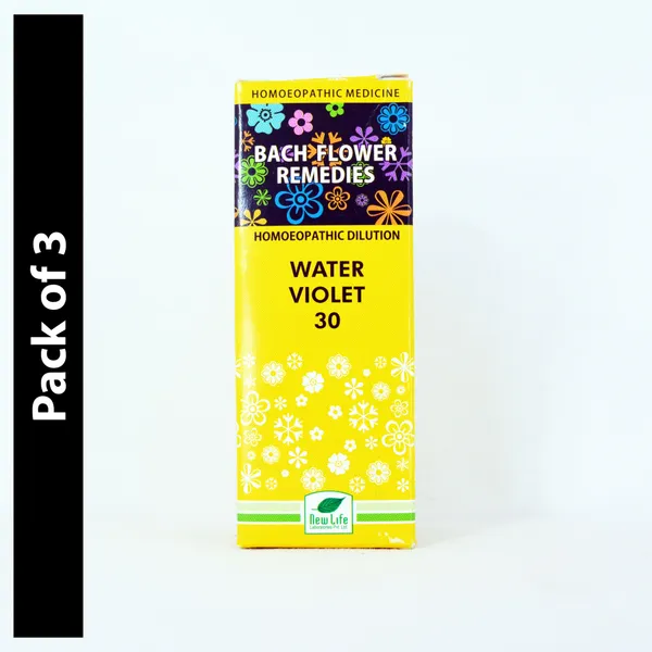 New_Life_Laboratories_Bach_Flower_Remedies_Water_Violet_30_30_Dilution_(3_X_30_Ml)