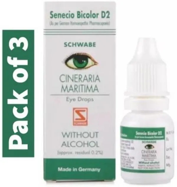 Dr.Willmar_Schwabe_Germany_Cineraria_Maritima_-_Senecio_Bicolor_D2_Without_Alcohol_(Residue_0.2%)_Eye_Drops_(3_X_3.33_Ml)