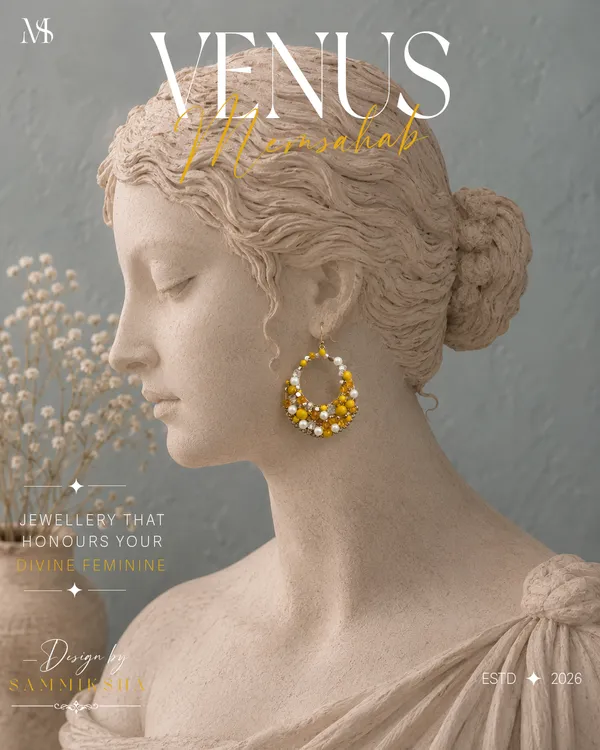 Yellow_And_White_Premium_Earring_For_Women