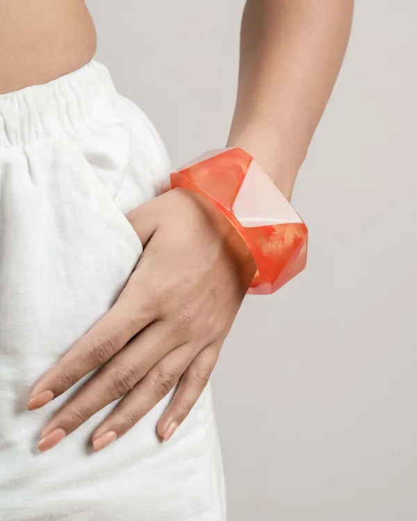 Orange_Premium_Bangle_For_Women