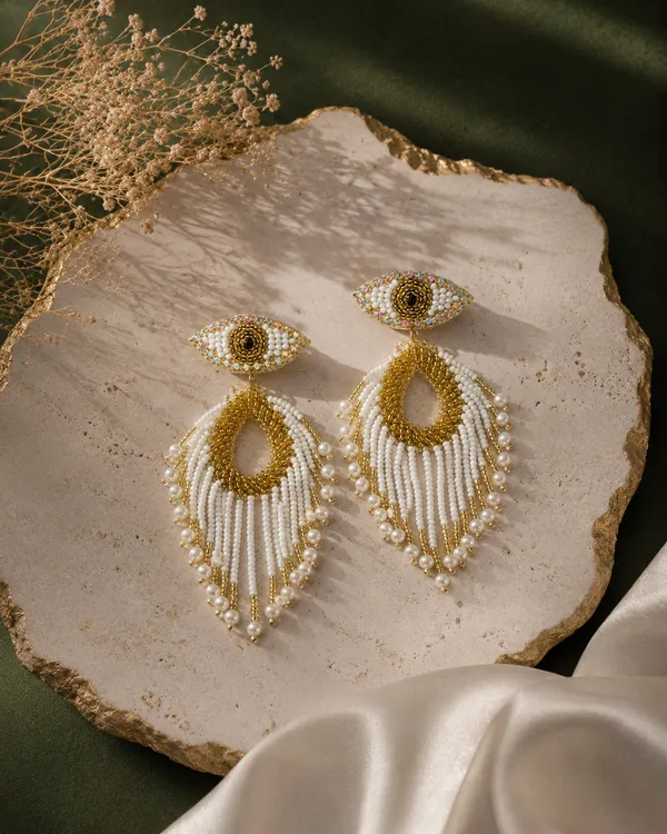 White_Premium_Earring_For_Women