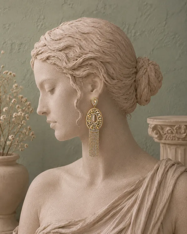 Beige_Premium_Earring_For_Women