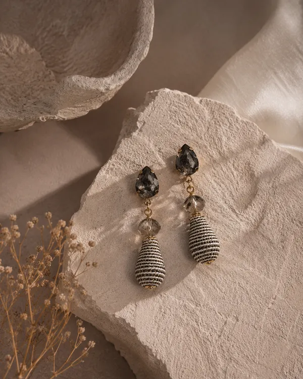 Grey_Premium_Earring_For_Women