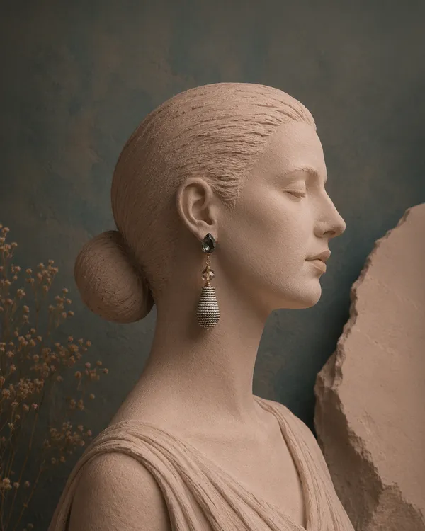 Grey_Premium_Earring_For_Women