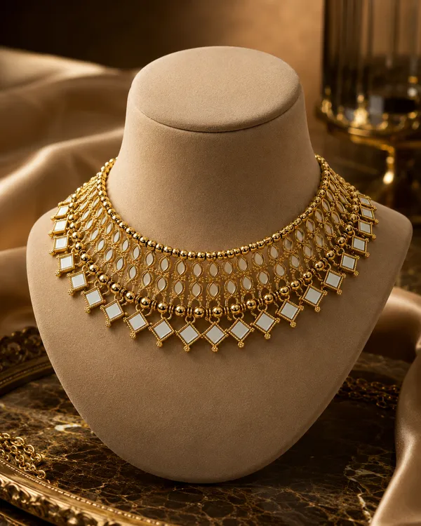 Golden_Premium_Necklace_Choker_For_Women