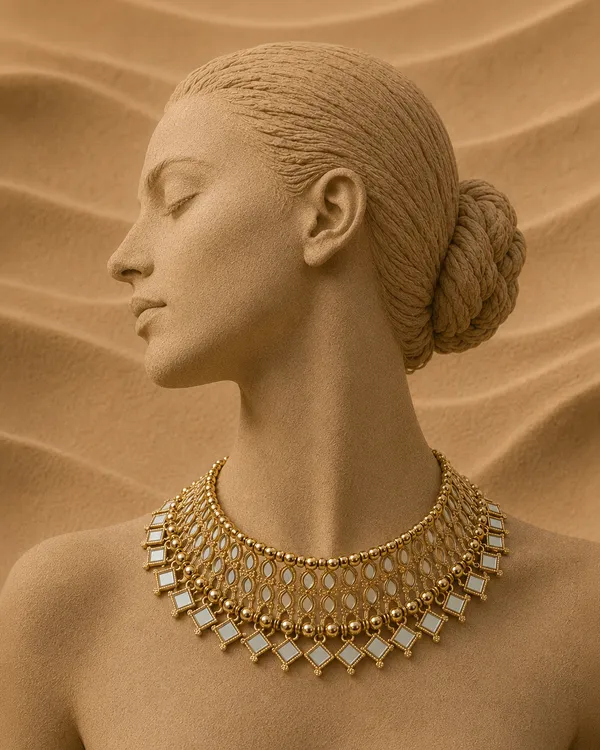 Golden_Premium_Necklace_Choker_For_Women