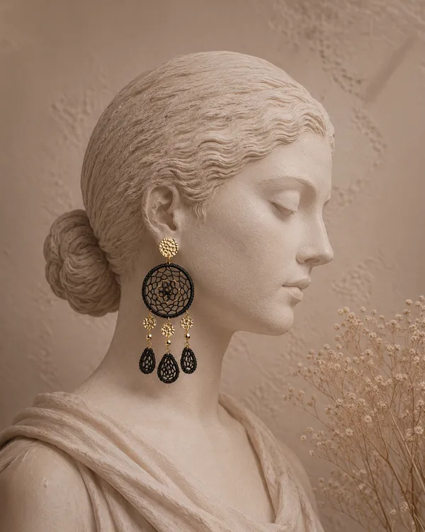Black_Premium_Earring_For_Women