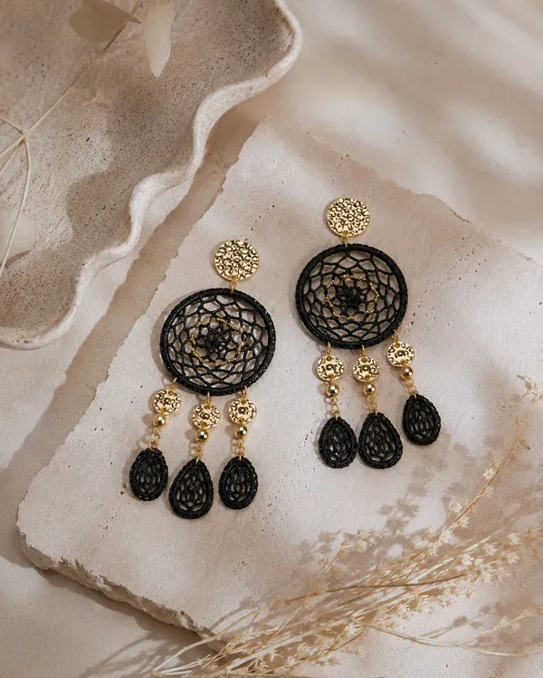 Black_Premium_Earring_For_Women
