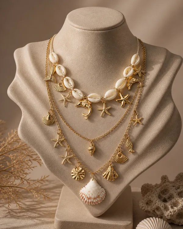 Golden_Premium_Necklace_3_Row_For_Women