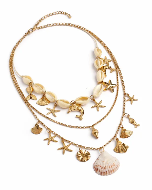 Golden_Premium_Necklace_3_Row_For_Women