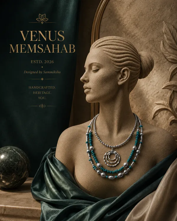 Turquoise_Premium_Necklace_3_Row_For_Women