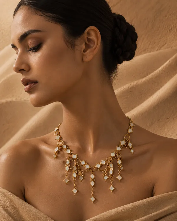 Golden_Premium_Necklace_Choker_For_Women