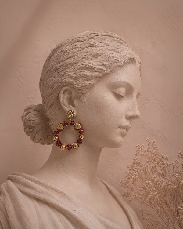 Red_Premium_Earring_For_Women