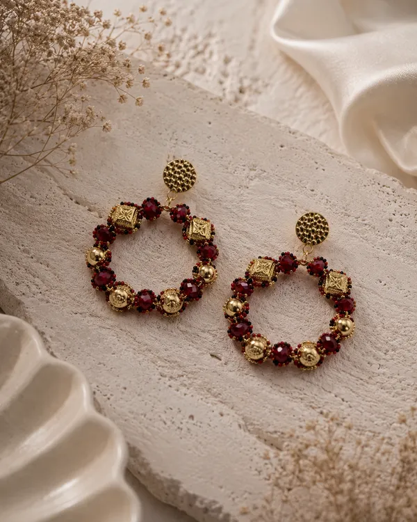 Red_Premium_Earring_For_Women