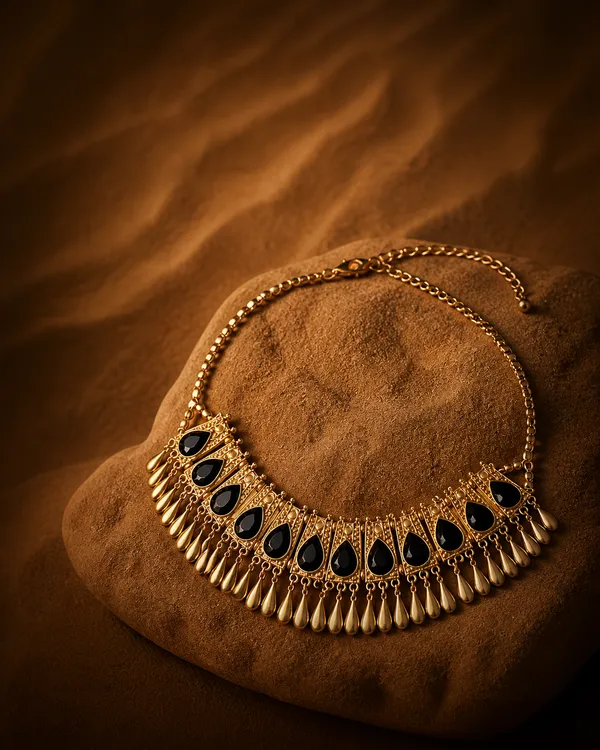 Black_And_Silver_Premium_Necklace_For_Women